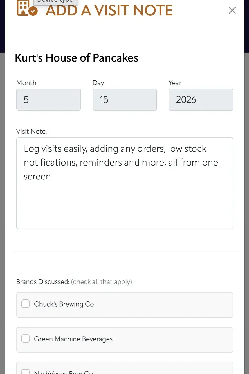 Manage Brewery Accounts in One Place